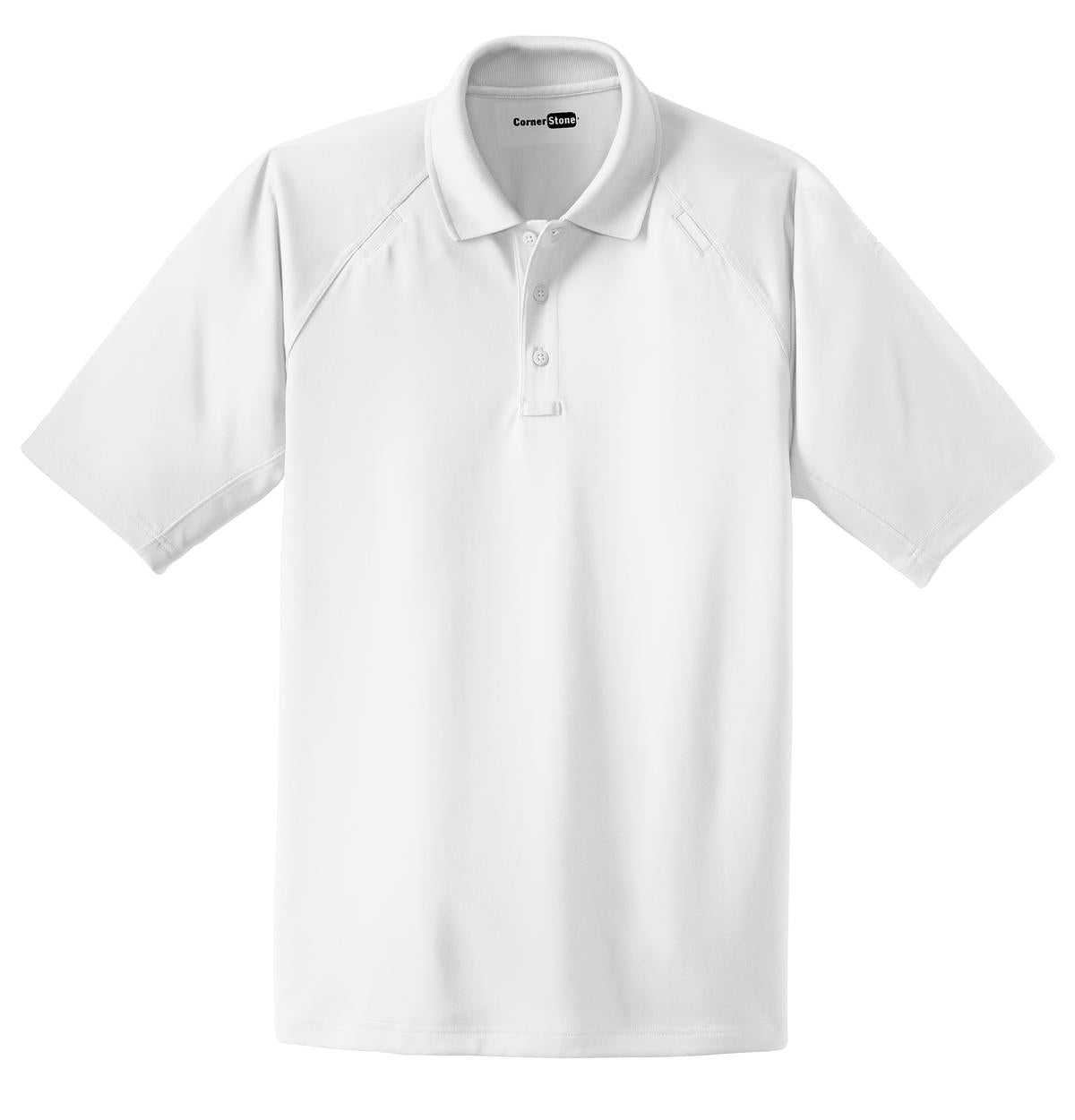 CornerStone CS410 Select Snag-Proof Tactical Polo - White - HIT a Double - 2