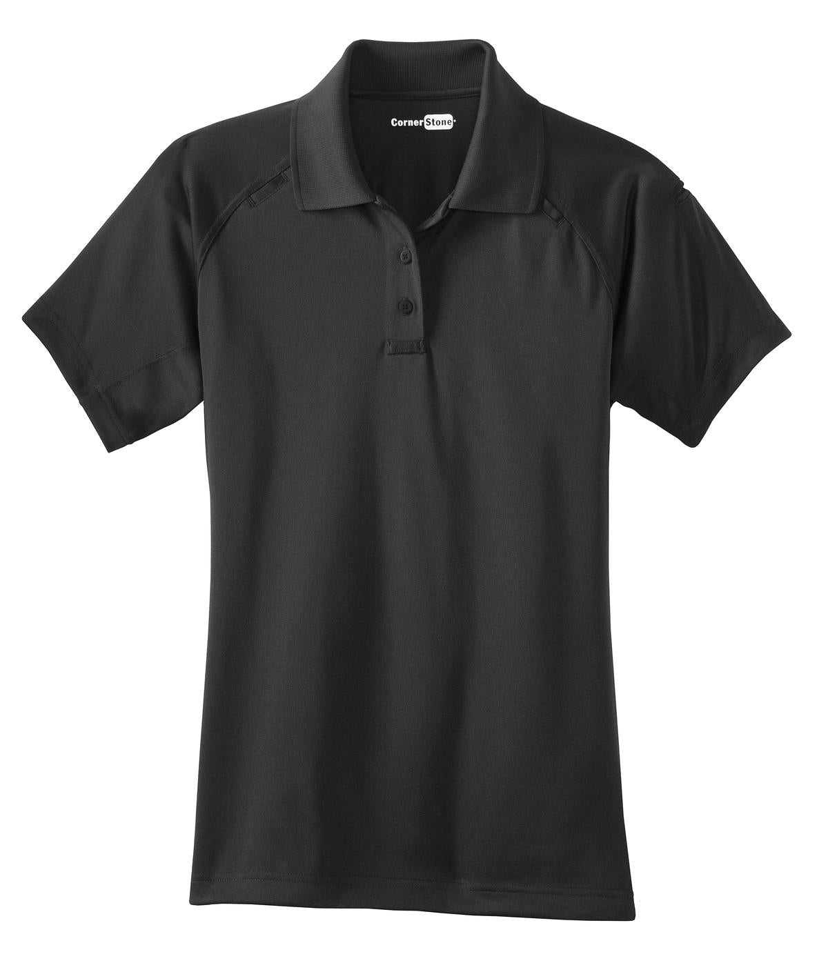 CornerStone CS411 Ladies Select Snag-Proof Tactical Polo - Charcoal - HIT a Double - 5