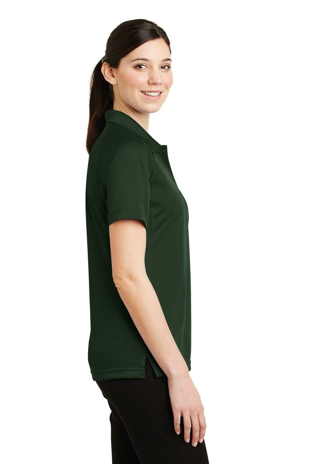 CornerStone CS411 Ladies Select Snag-Proof Tactical Polo - Dark Green - HIT a Double - 3