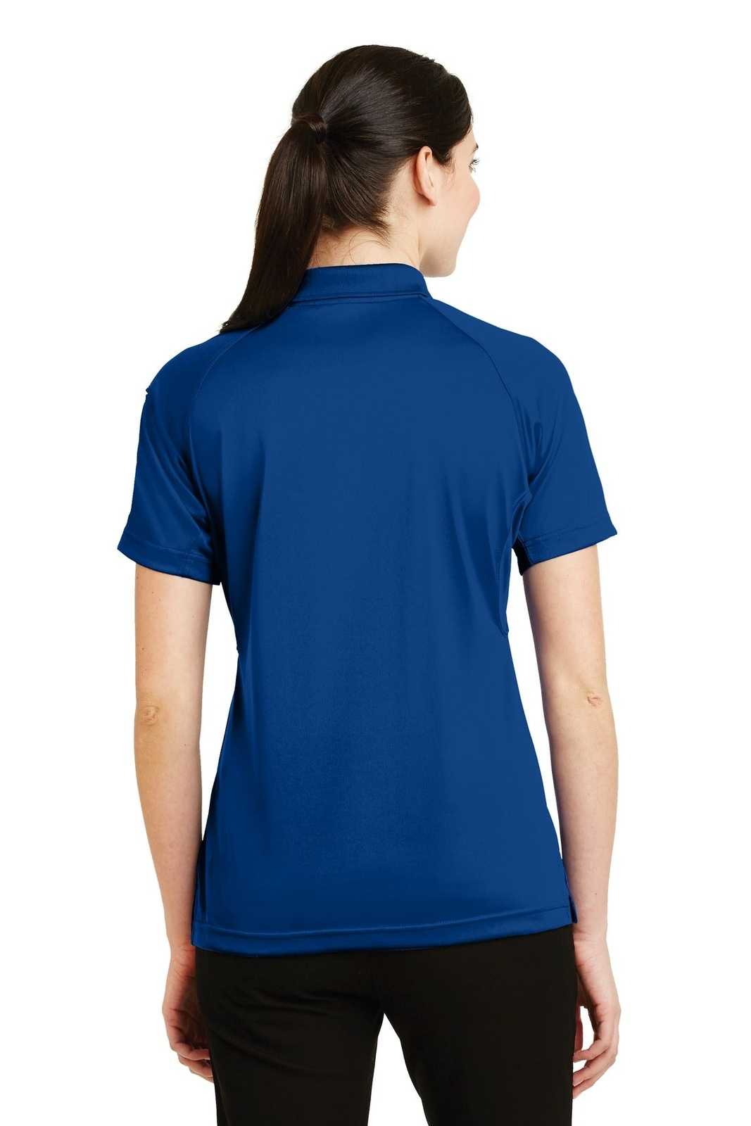 CornerStone CS411 Ladies Select Snag-Proof Tactical Polo - Royal - HIT a Double - 2