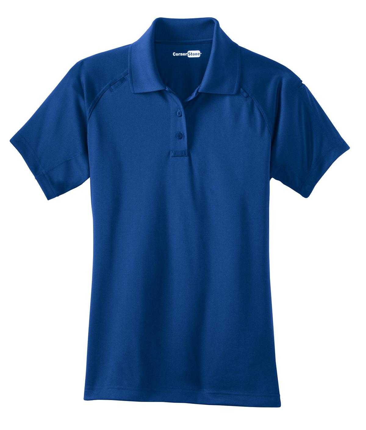 CornerStone CS411 Ladies Select Snag-Proof Tactical Polo - Royal - HIT a Double - 5
