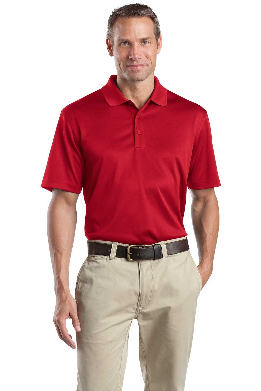 CornerStone CS412 Select Snag-Proof Polo - Red - HIT a Double - 1
