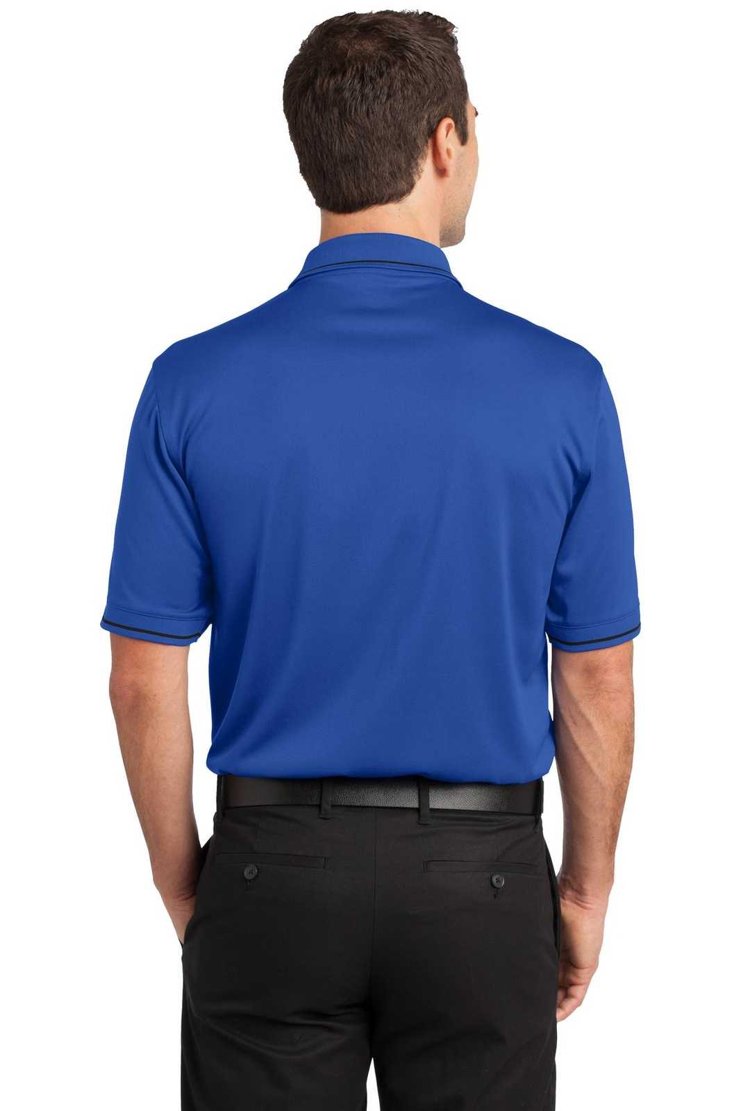 CornerStone CS415 Select Snag-Proof Tipped Pocket Polo - Royal Black - HIT a Double - 2