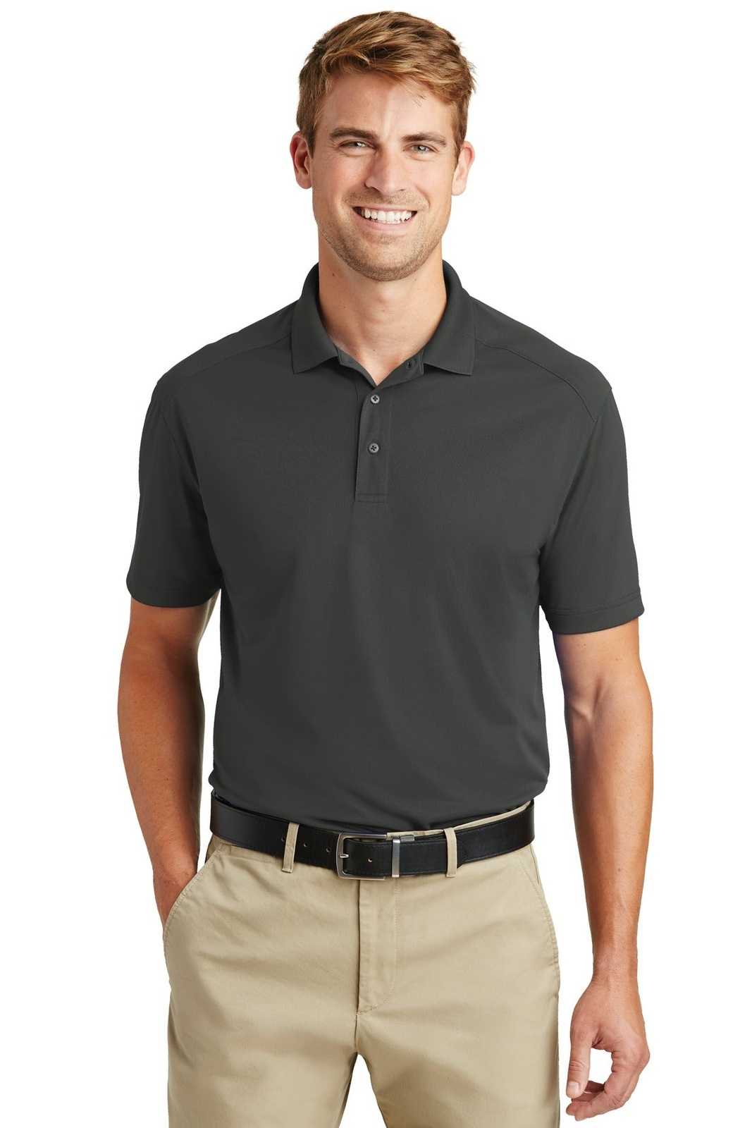 CornerStone CS418 Select Lightweight Snag-Proof Polo - Charcoal - HIT a Double - 1