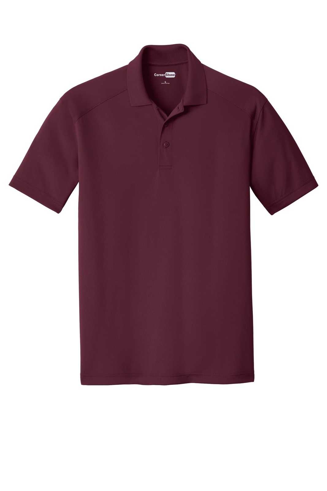 CornerStone CS418 Select Lightweight Snag-Proof Polo - Maroon - HIT a Double - 5