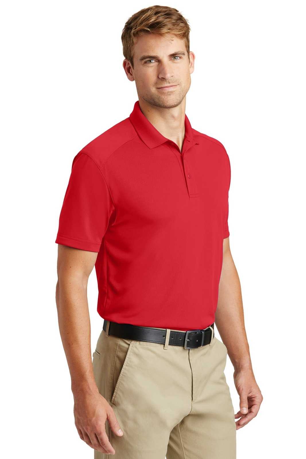 CornerStone CS418 Select Lightweight Snag-Proof Polo - Red - HIT a Double - 4