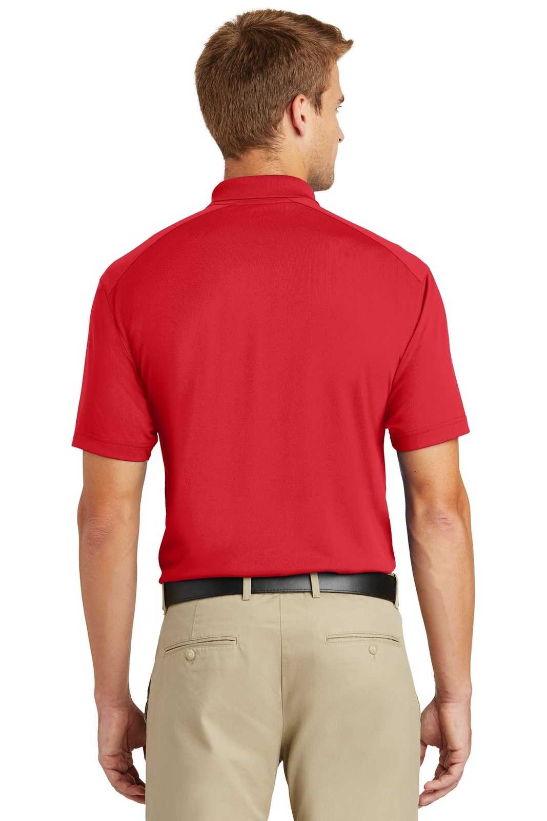 CornerStone CS418 Select Lightweight Snag-Proof Polo - Red - HIT a Double - 2