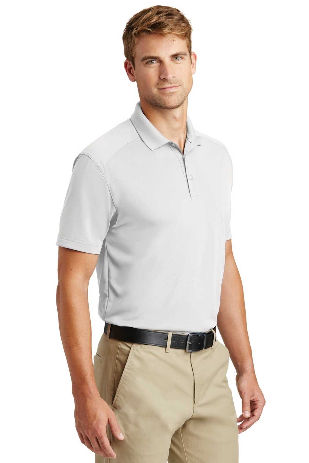 CornerStone CS418 Select Lightweight Snag-Proof Polo - White - HIT a Double - 4