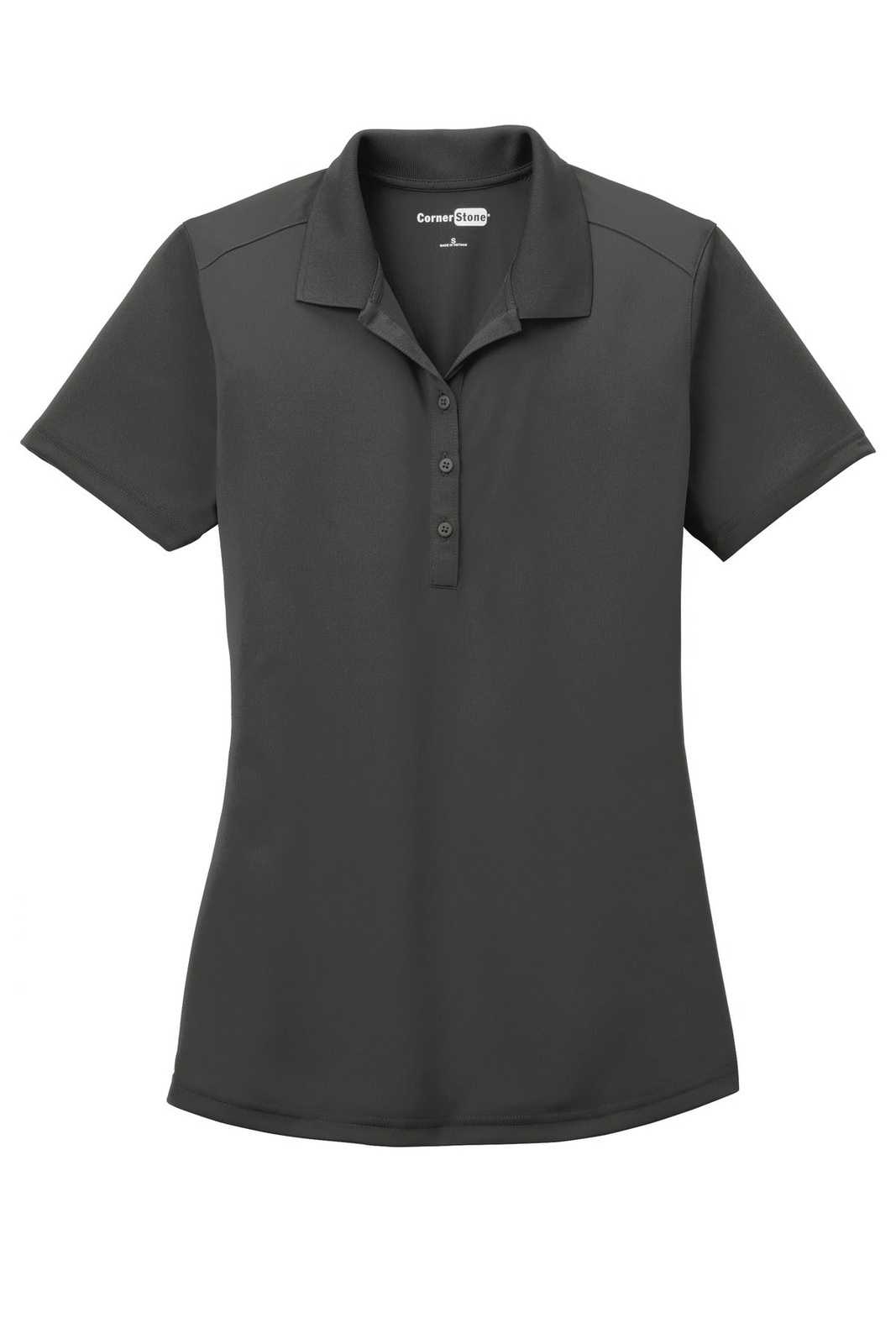 CornerStone CS419 Ladies Select Lightweight Snag-Proof Polo - Charcoal - HIT a Double - 5
