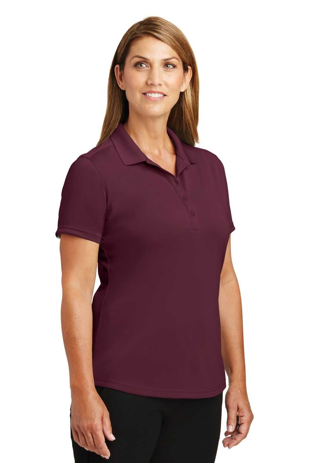 CornerStone CS419 Ladies Select Lightweight Snag-Proof Polo - Maroon - HIT a Double - 4