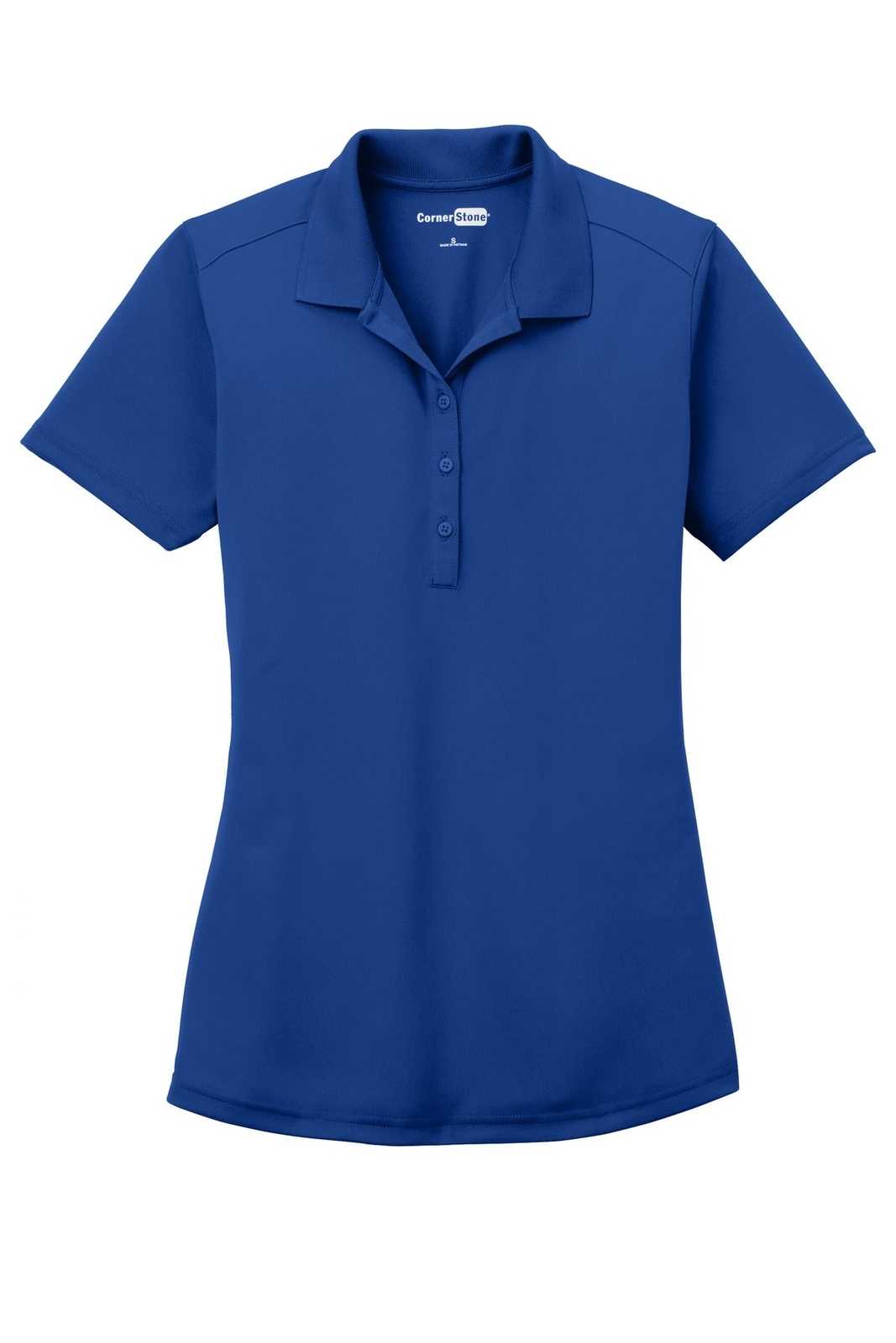 CornerStone CS419 Ladies Select Lightweight Snag-Proof Polo - Royal - HIT a Double - 5