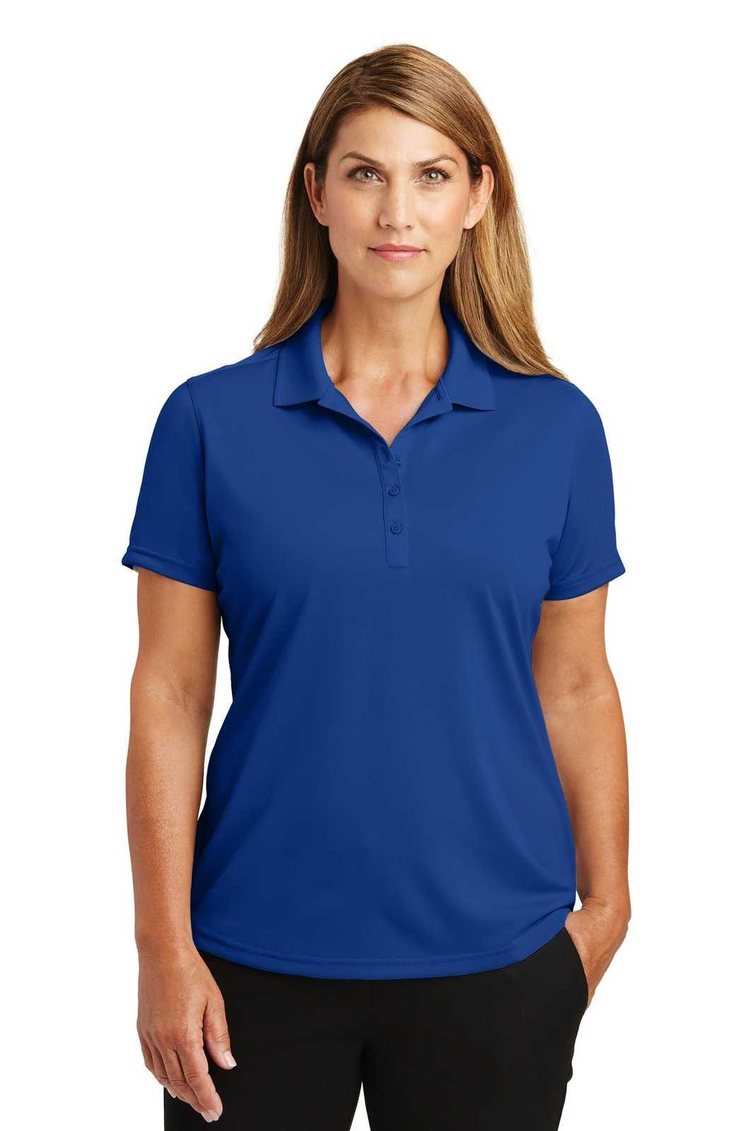 CornerStone CS419 Ladies Select Lightweight Snag-Proof Polo - Royal - HIT a Double - 1