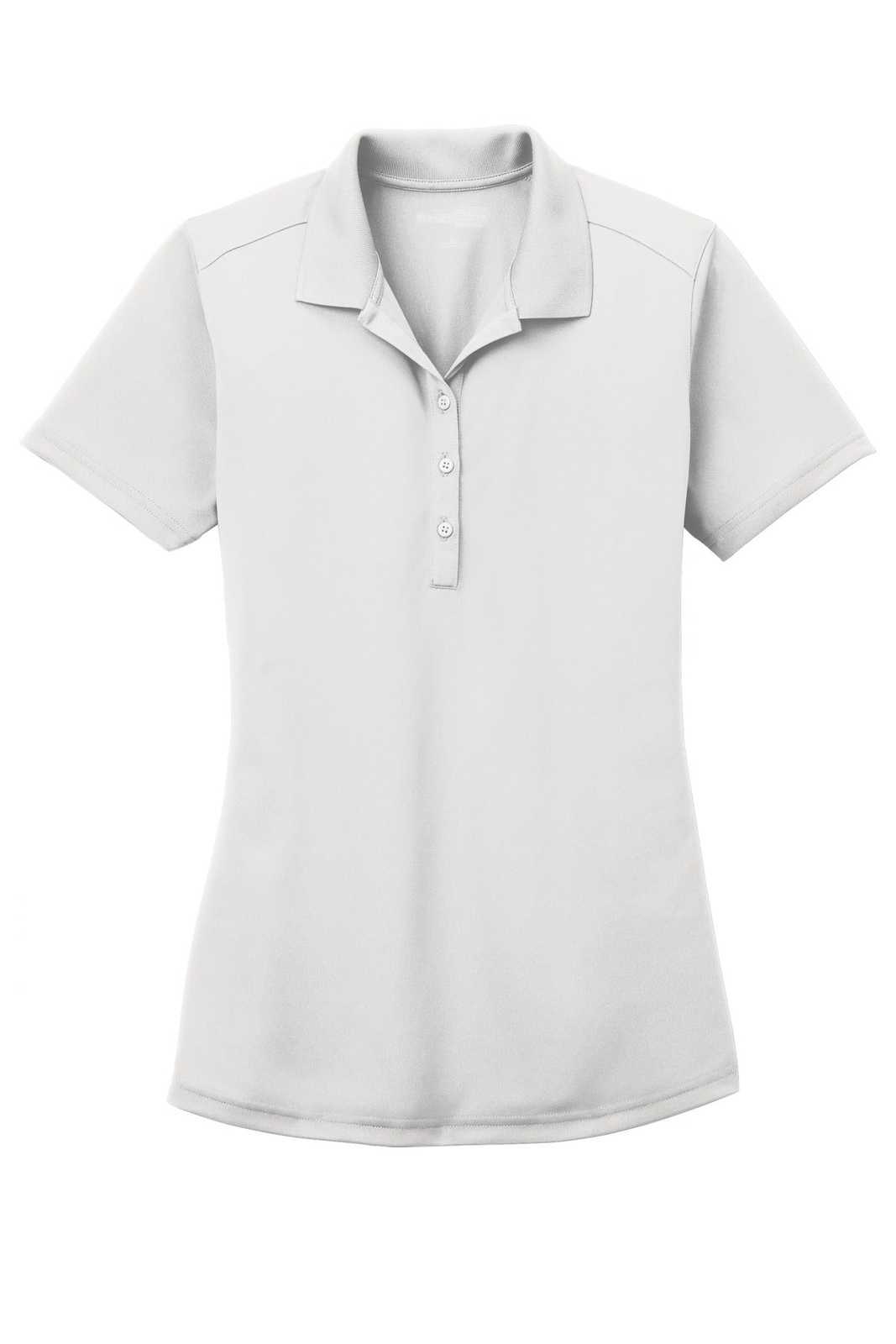CornerStone CS419 Ladies Select Lightweight Snag-Proof Polo - White - HIT a Double - 5