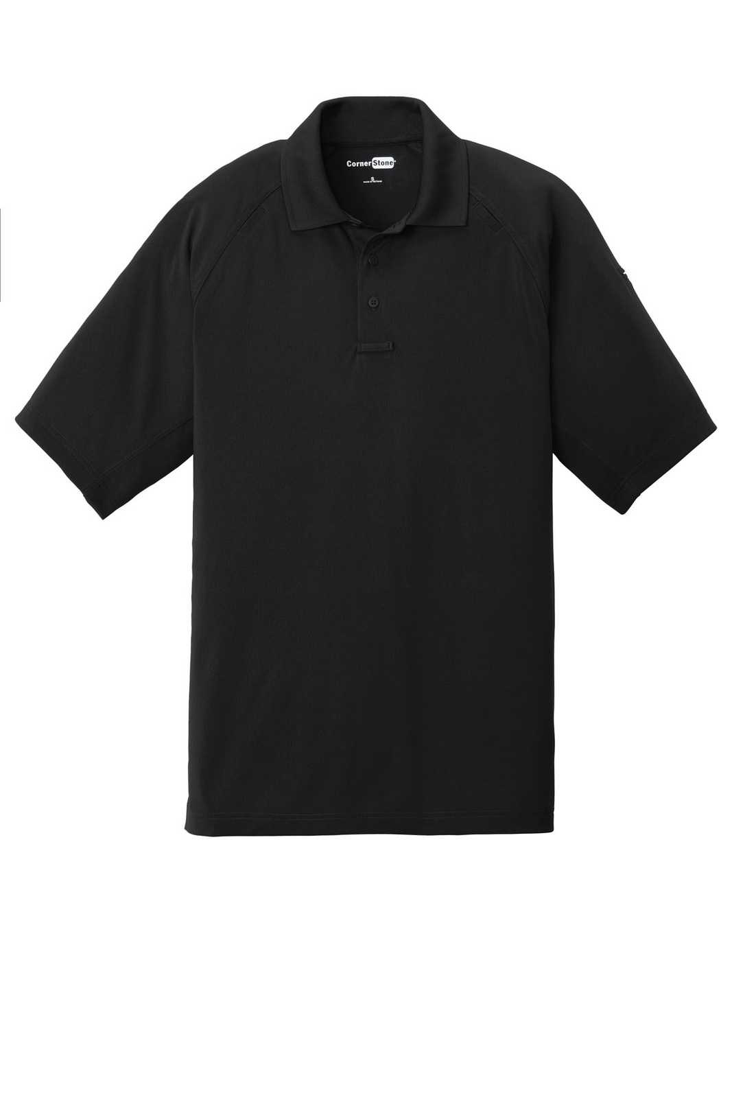 CornerStone CS420 Select Lightweight Snag-Proof Tactical Polo - Black - HIT a Double - 5