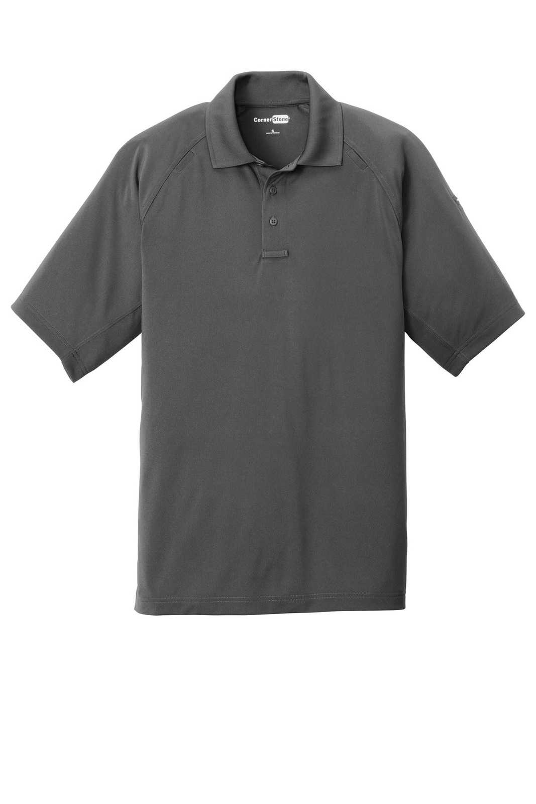CornerStone CS420 Select Lightweight Snag-Proof Tactical Polo - Charcoal - HIT a Double - 5