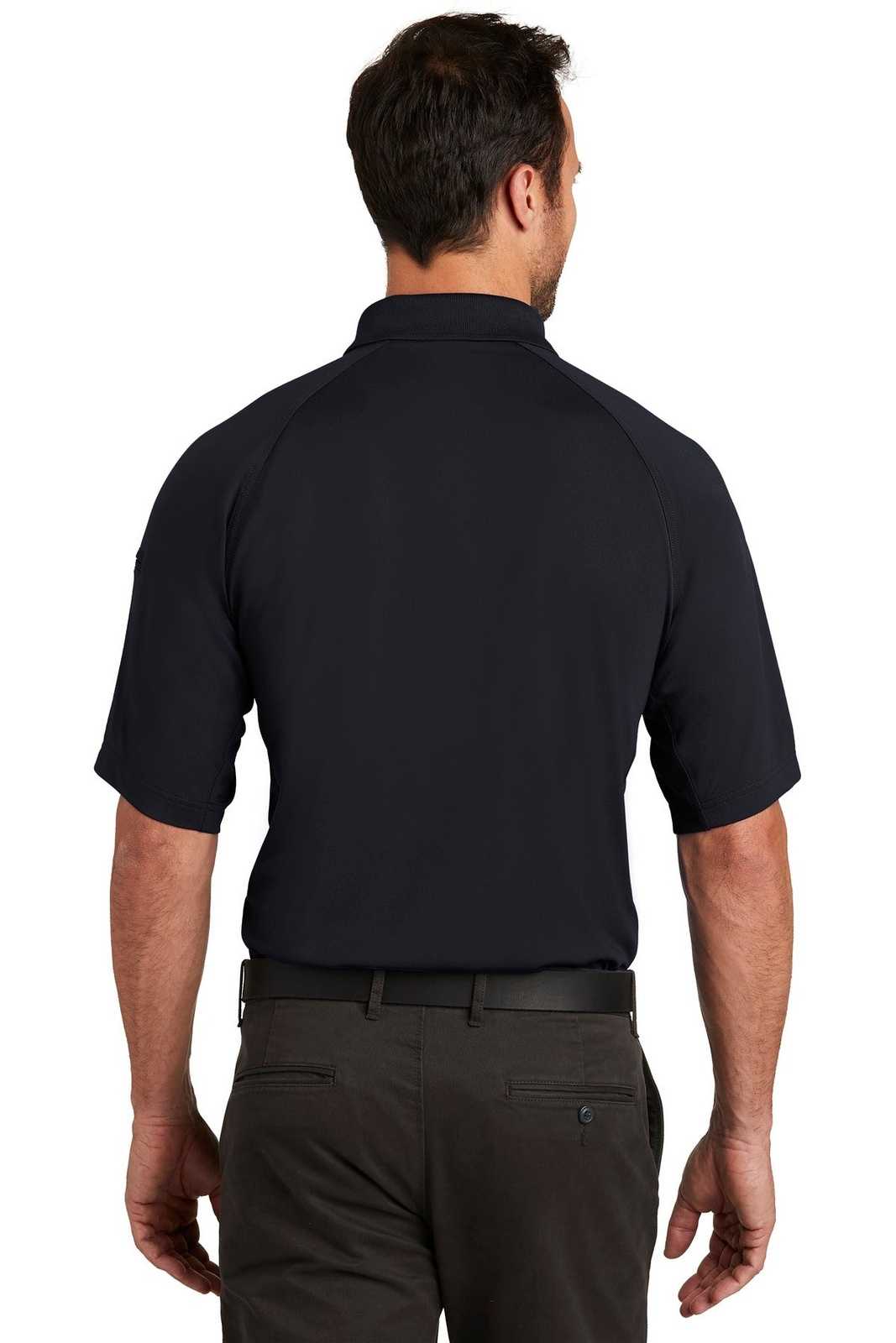 CornerStone CS420 Select Lightweight Snag-Proof Tactical Polo - Dark Navy - HIT a Double - 2