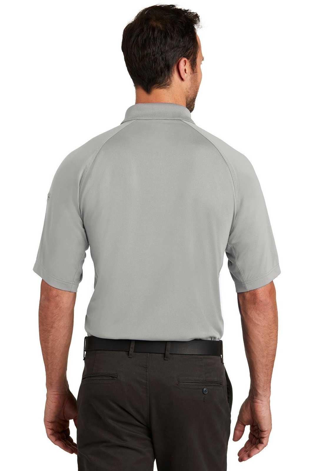 CornerStone CS420 Select Lightweight Snag-Proof Tactical Polo - Light Gray - HIT a Double - 2