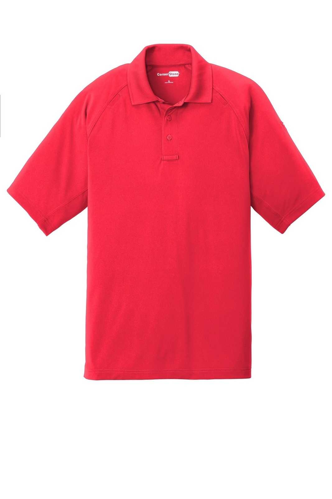 CornerStone CS420 Select Lightweight Snag-Proof Tactical Polo - Red - HIT a Double - 5