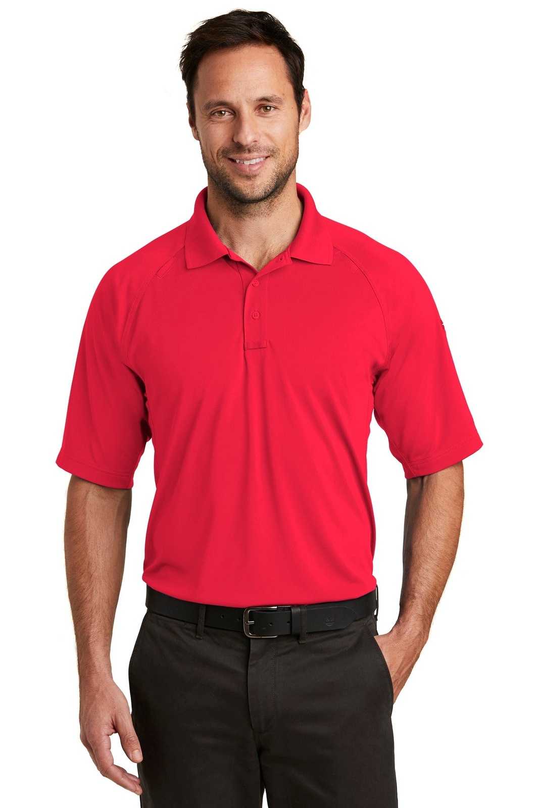 CornerStone CS420 Select Lightweight Snag-Proof Tactical Polo - Red - HIT a Double - 1