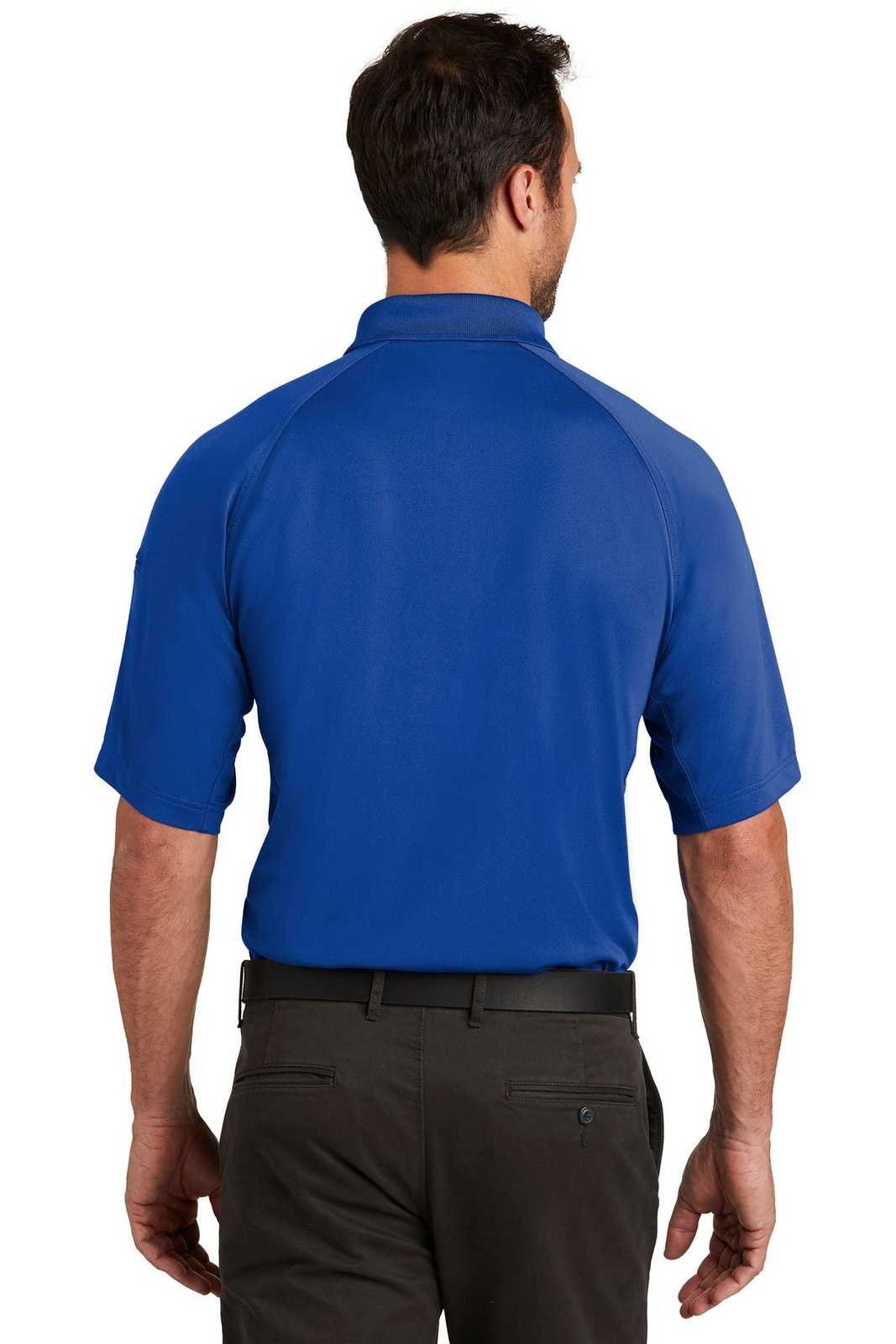 CornerStone CS420 Select Lightweight Snag-Proof Tactical Polo - Royal - HIT a Double - 2
