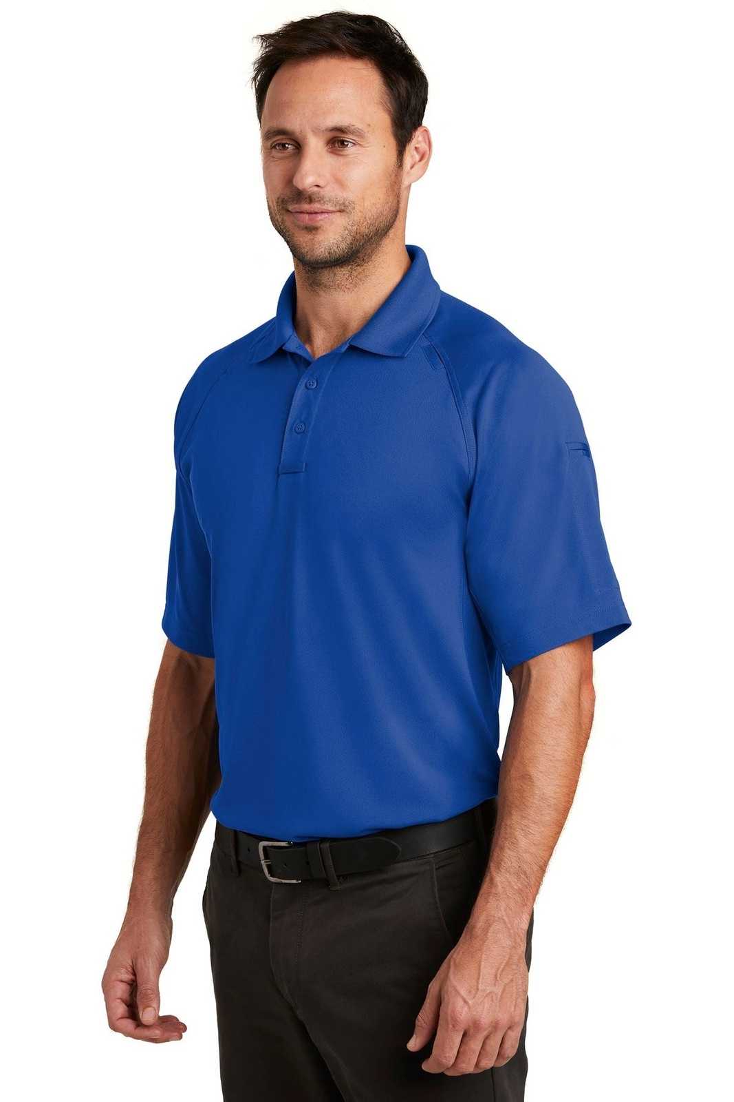 CornerStone CS420 Select Lightweight Snag-Proof Tactical Polo - Royal - HIT a Double - 4