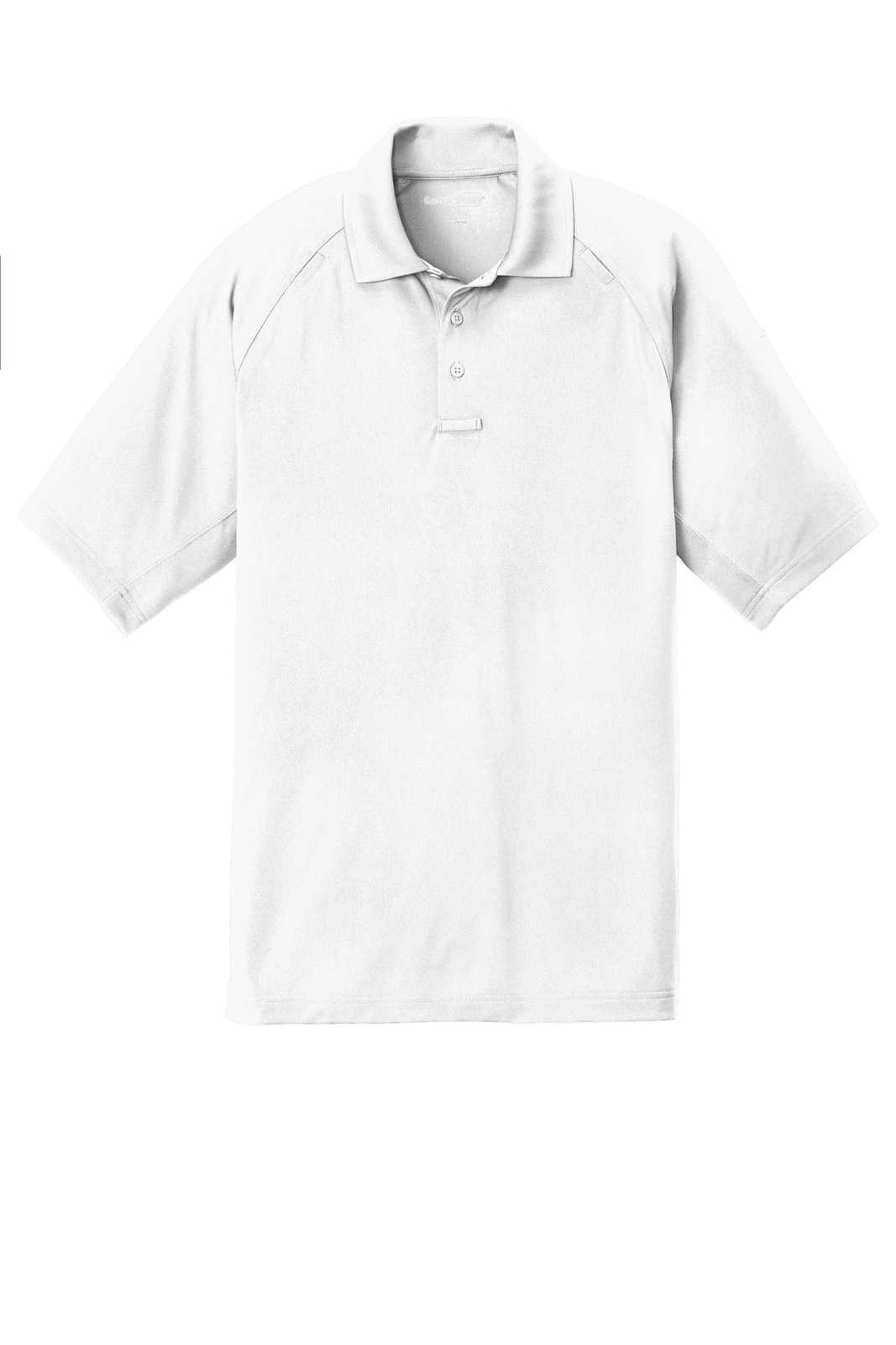 CornerStone CS420 Select Lightweight Snag-Proof Tactical Polo - White - HIT a Double - 5