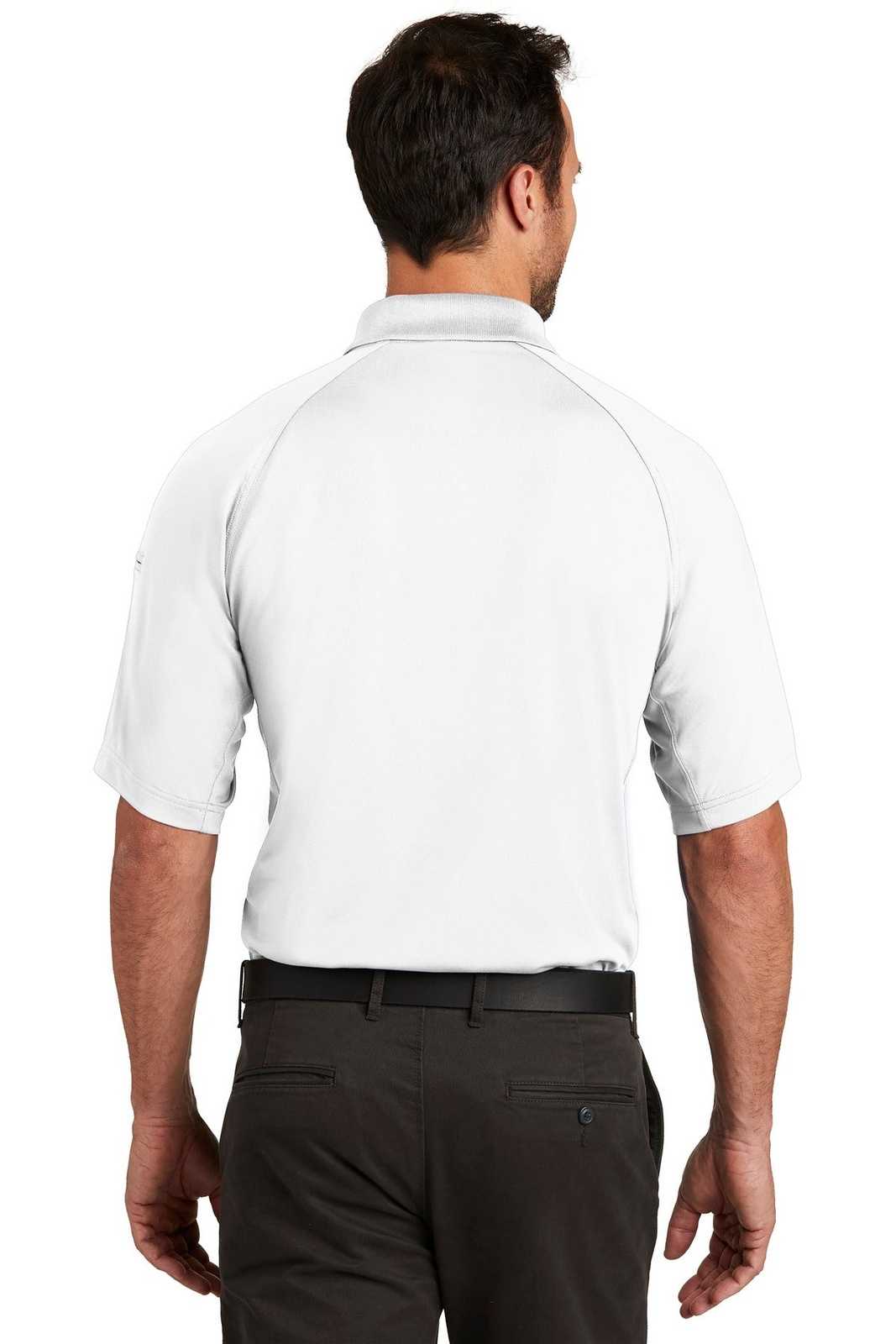 CornerStone CS420 Select Lightweight Snag-Proof Tactical Polo - White - HIT a Double - 2