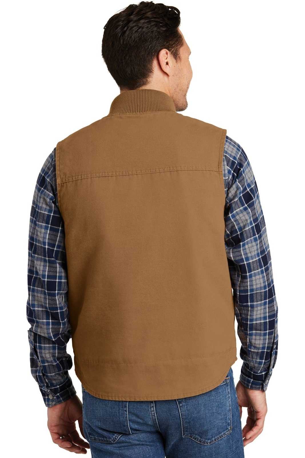 CornerStone CSV40 Washed Duck Cloth Vest - Duck Brown - HIT a Double - 2