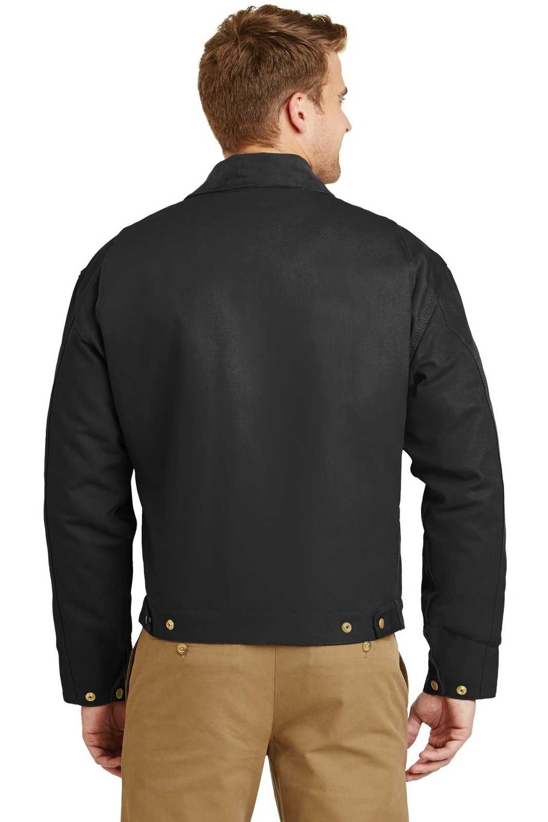 CornerStone J763 Duck Cloth Work Jacket - Black - HIT a Double - 2