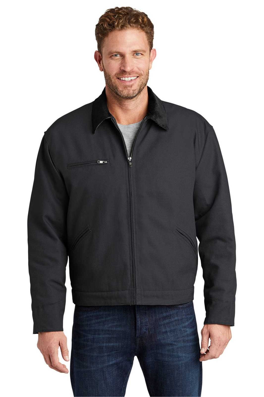 CornerStone J763 Duck Cloth Work Jacket - Charcoal - HIT a Double - 1
