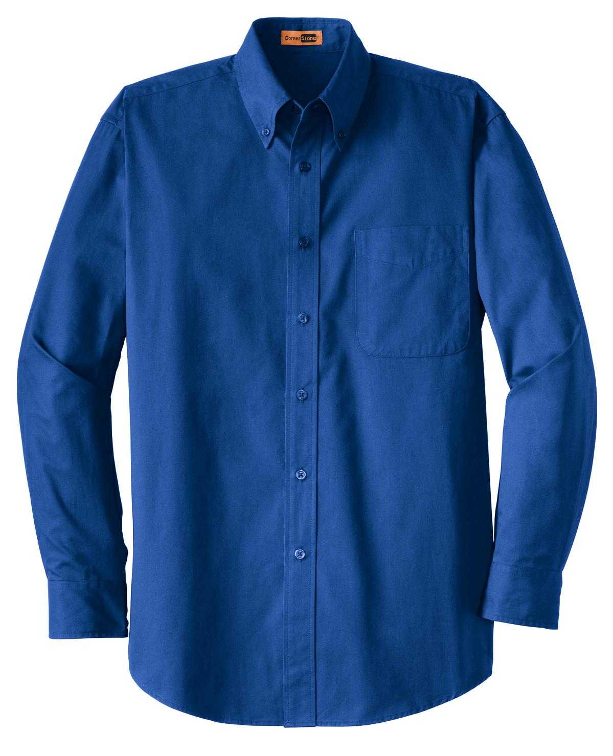 CornerStone SP17 Long Sleeve Superpro Twill Shirt - Royal - HIT a Double - 5