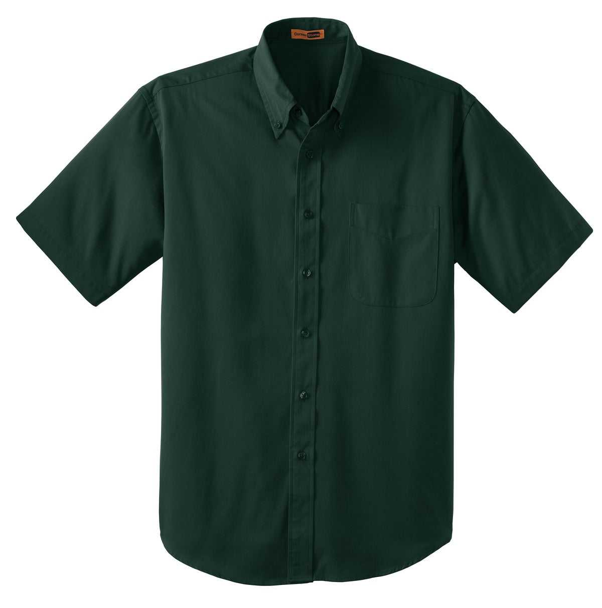 CornerStone SP18 Short Sleeve Superpro Twill Shirt - Dark Green - HIT a Double - 5