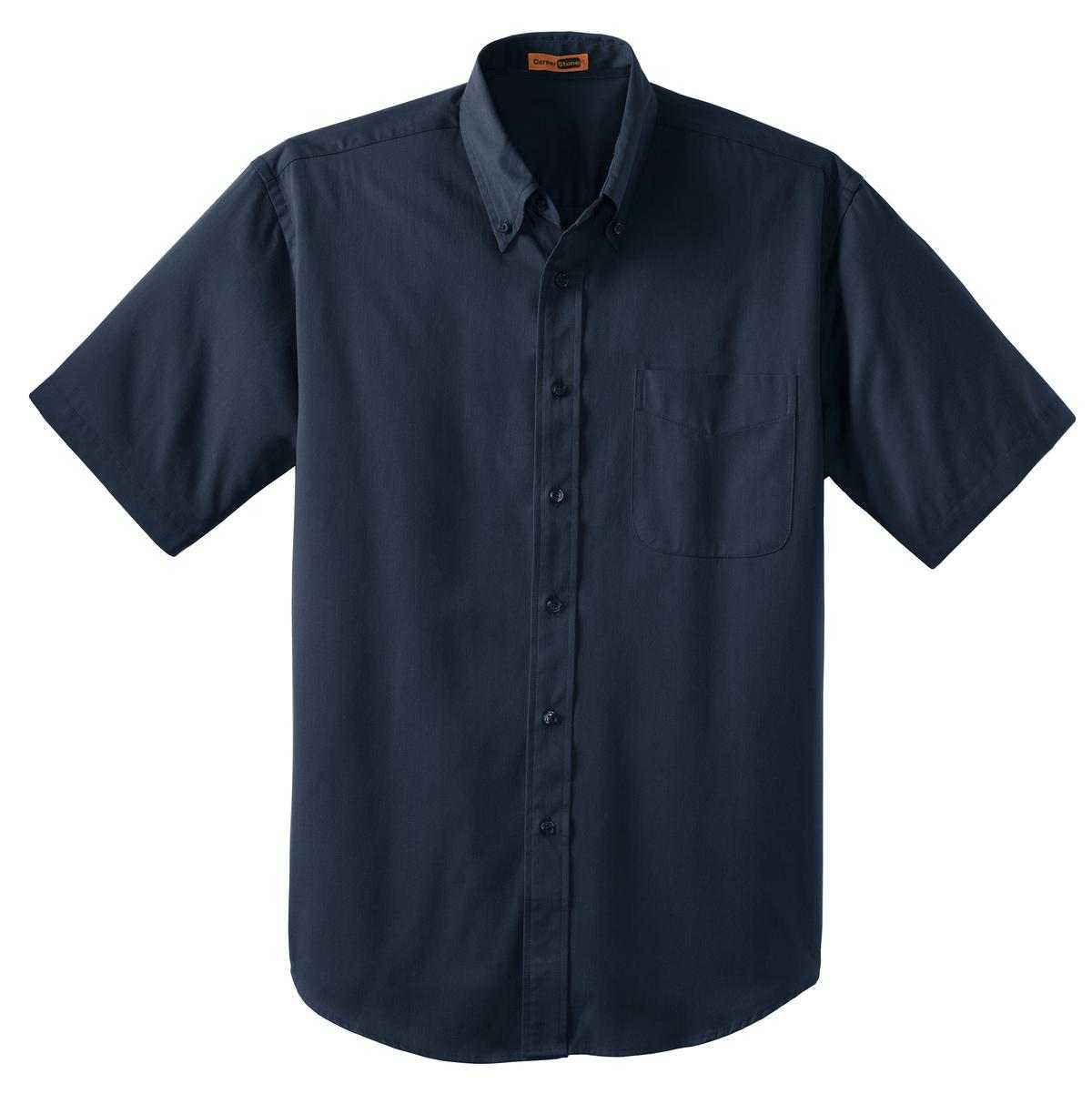 CornerStone SP18 Short Sleeve Superpro Twill Shirt - Navy - HIT a Double - 5