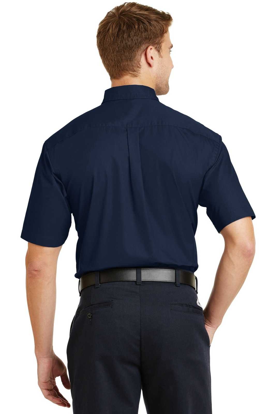 CornerStone SP18 Short Sleeve Superpro Twill Shirt - Navy - HIT a Double - 2