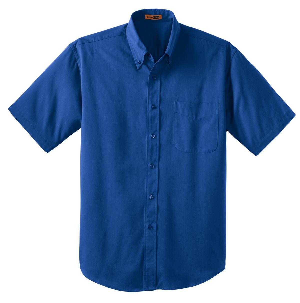 CornerStone SP18 Short Sleeve Superpro Twill Shirt - Royal - HIT a Double - 5
