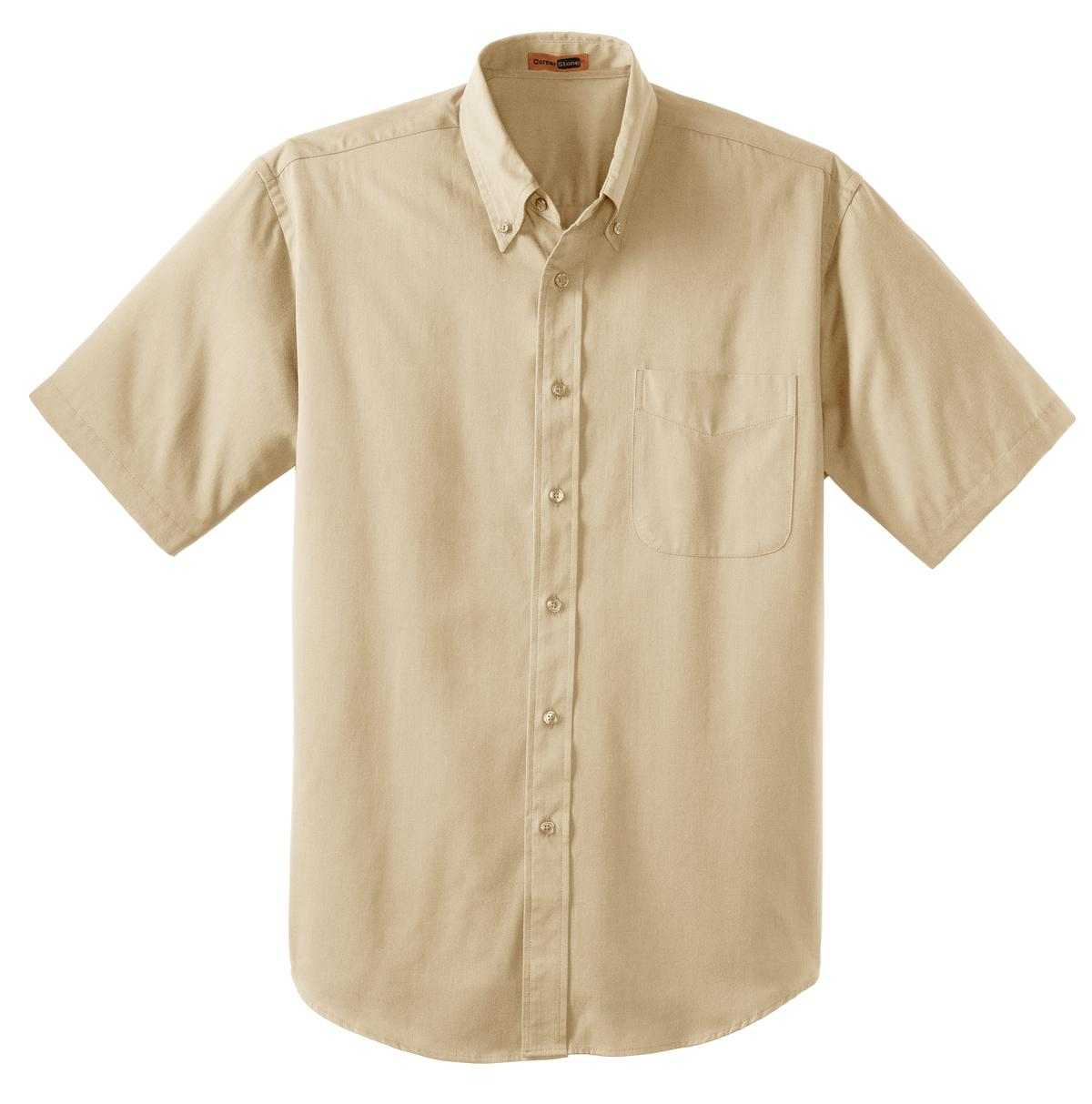 CornerStone SP18 Short Sleeve Superpro Twill Shirt - Stone - HIT a Double - 5
