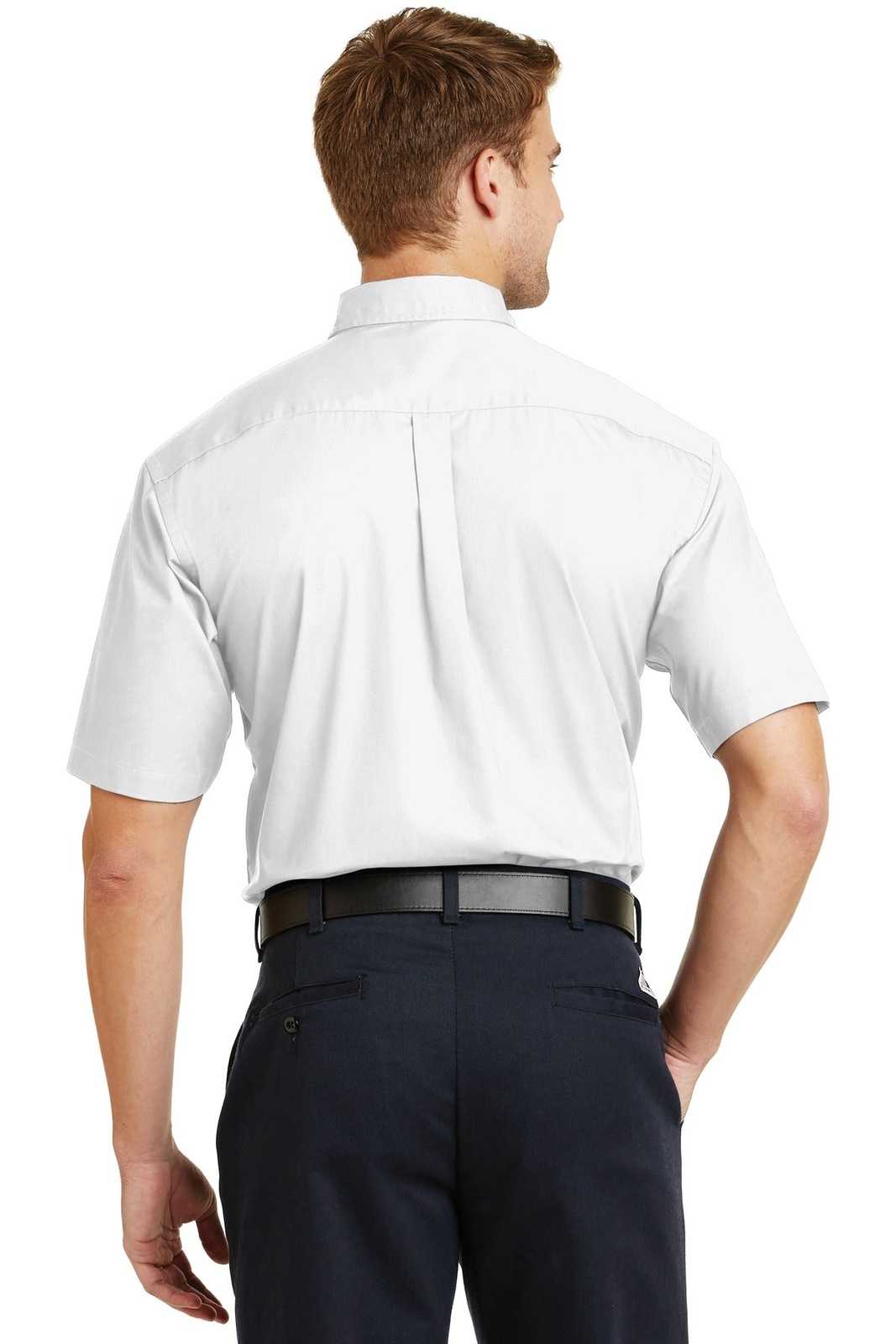 CornerStone SP18 Short Sleeve Superpro Twill Shirt - White - HIT a Double - 2