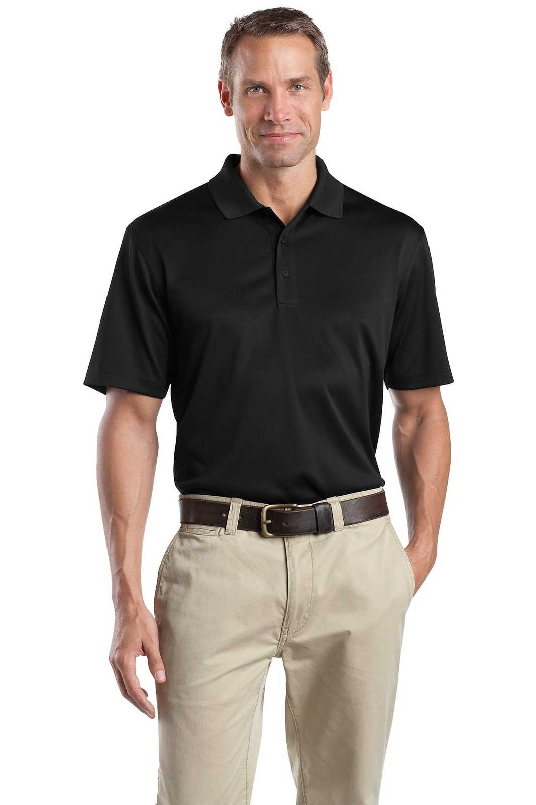 CornerStone TLCS412 Tall Select Snag-Proof Polo - Black - HIT a Double - 1