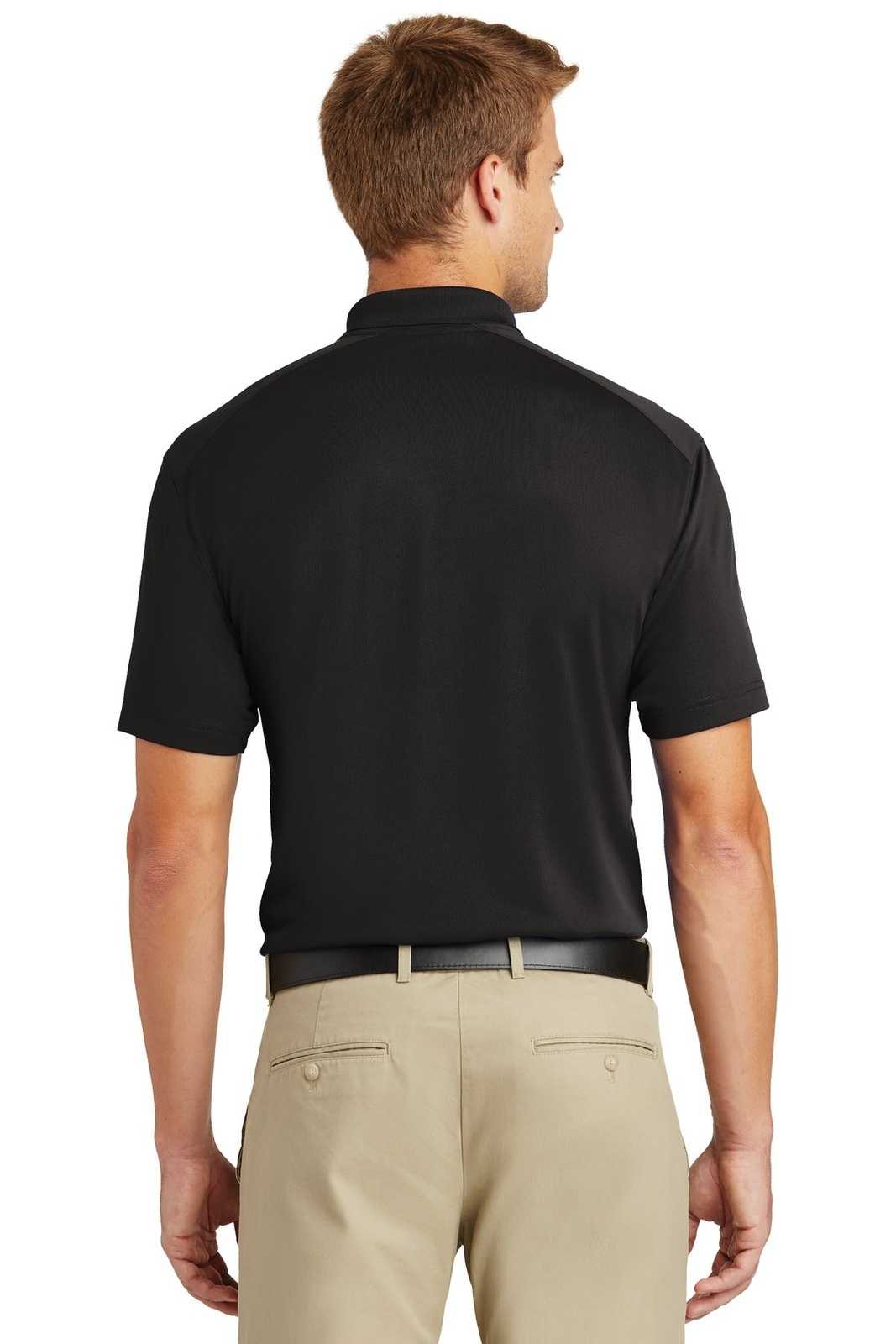 CornerStone TLCS418 Tall Select Lightweight Snag-Proof Polo - Black - HIT a Double - 2
