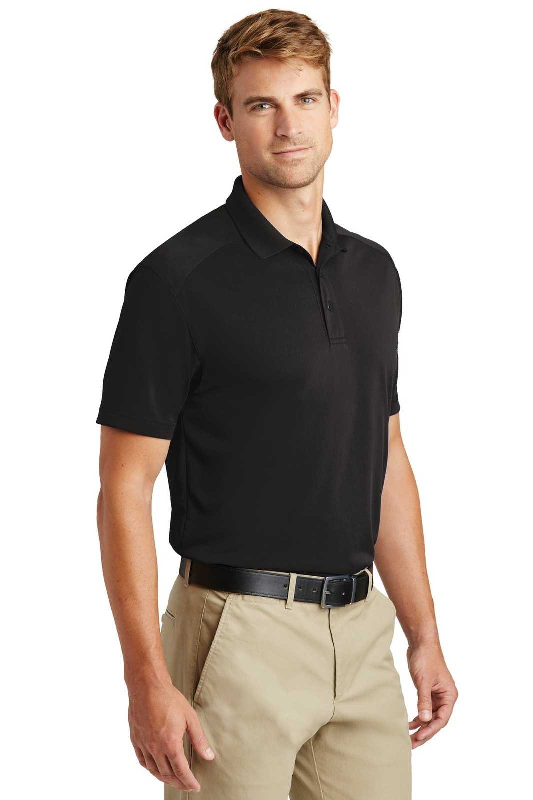 CornerStone TLCS418 Tall Select Lightweight Snag-Proof Polo - Black - HIT a Double - 4