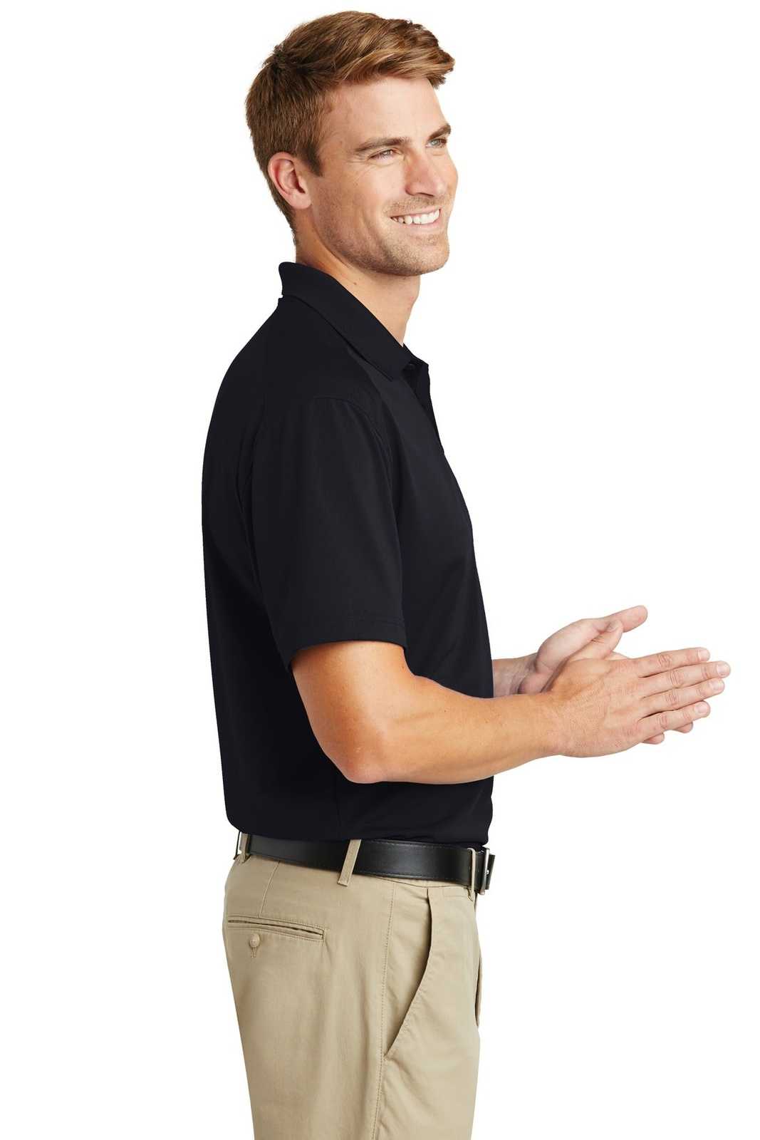 CornerStone TLCS418 Tall Select Lightweight Snag-Proof Polo - Dark Navy - HIT a Double - 3