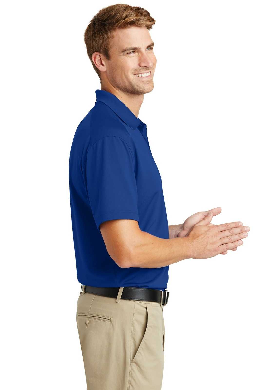 CornerStone TLCS418 Tall Select Lightweight Snag-Proof Polo - Royal - HIT a Double - 3