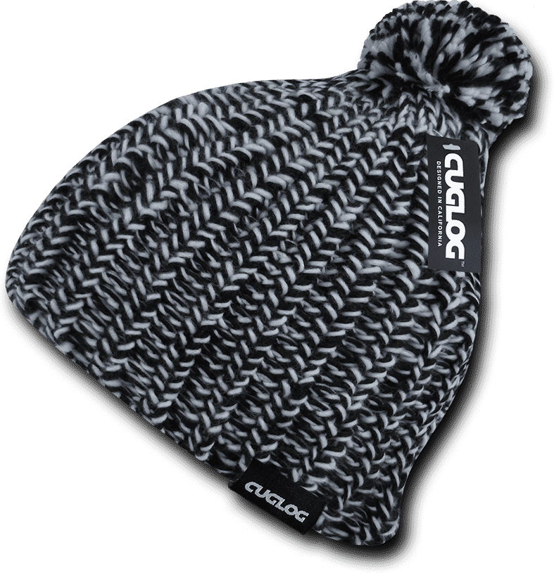 Cuglog K021 Hewitts Beanie - Black White - HIT a Double