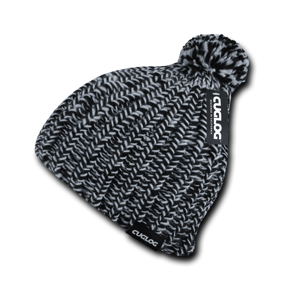 Cuglog K021 Hewitts Beanie - Black White - HIT a Double