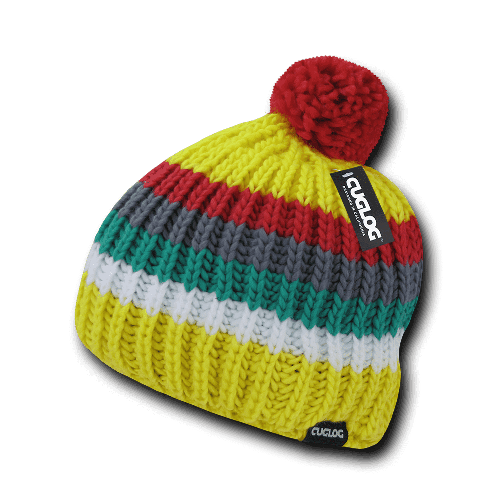Cuglog K028 Mont Ventoux Beanie - Yellow Red - HIT a Double