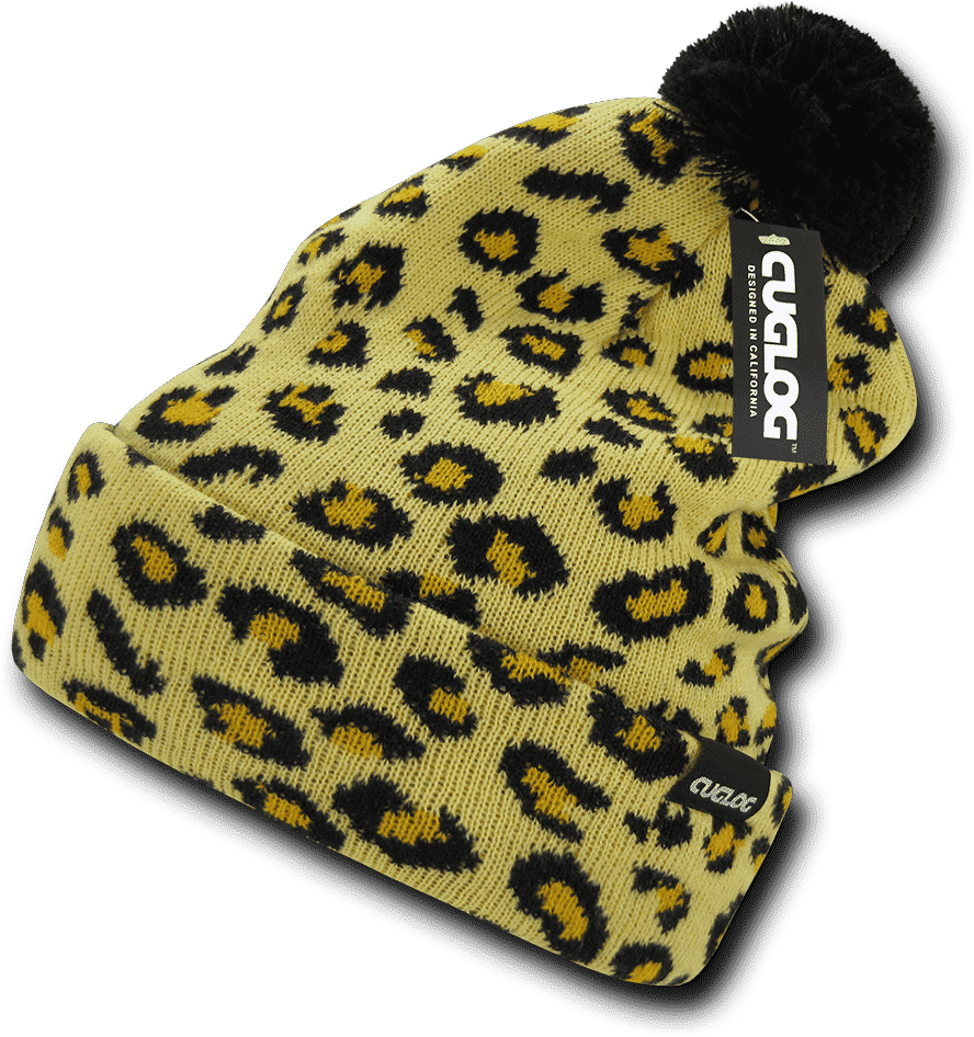 Cuglog K040 Atakora Beanie - Leopard Gold - HIT a Double