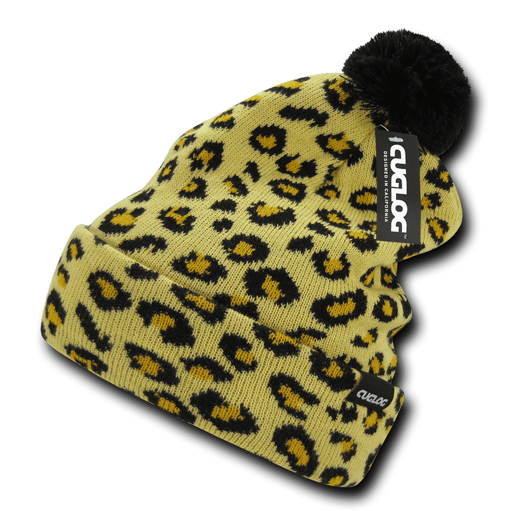 Cuglog K040 Atakora Beanie - Leopard Gold - HIT a Double