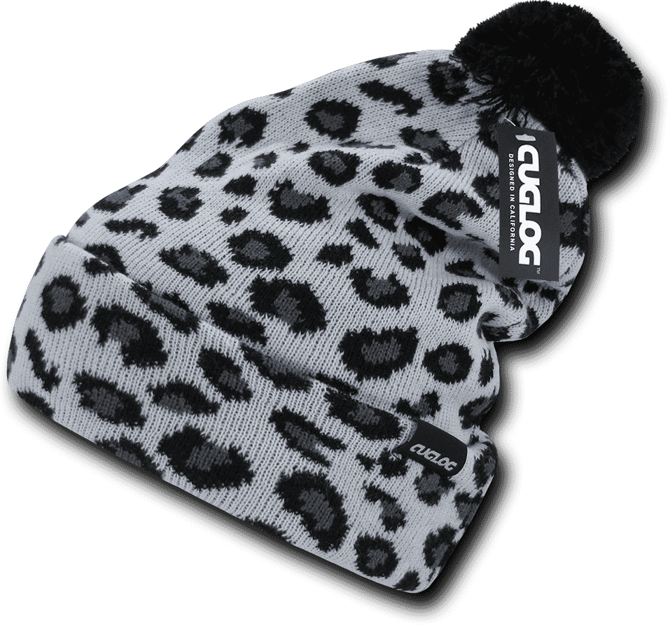Cuglog K040 Atakora Beanie - Leopard White - HIT a Double