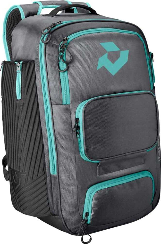 DeMarini 2022 Spectre Backpack - Heather Gray Mint - HIT A Double