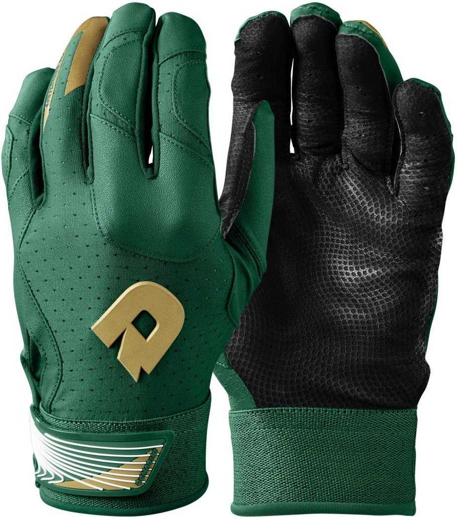 DeMarini CF Adult Batting Gloves - Dark Green - HIT A Double